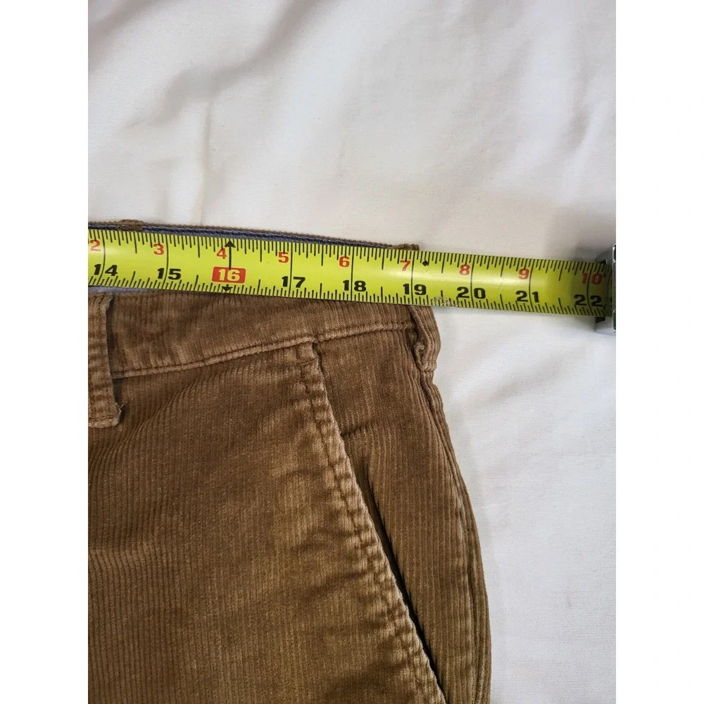 IZOD Mens Straight Corduroy Pants Bundle 2 Pairs Brown Tan 38x30 Stretch Cotton